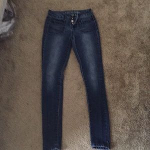 Almost Famous skinny blue jeans